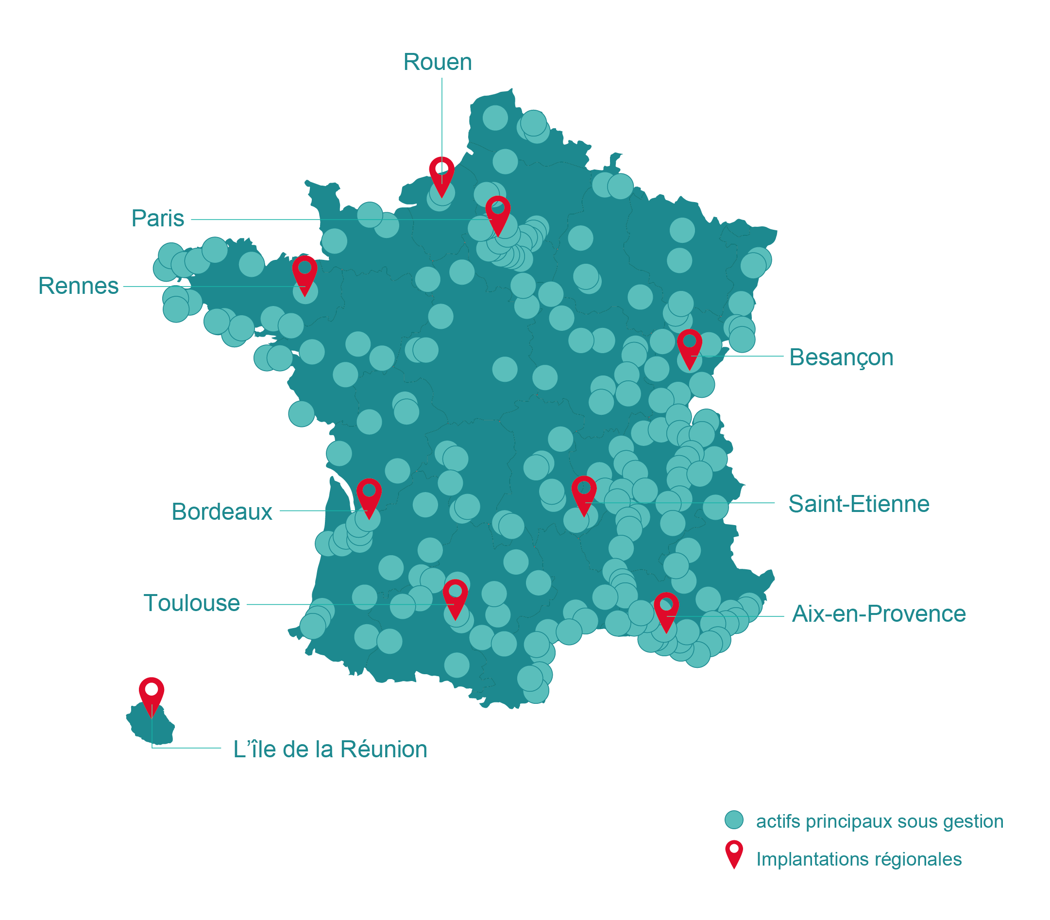 Sudeco - carte de france